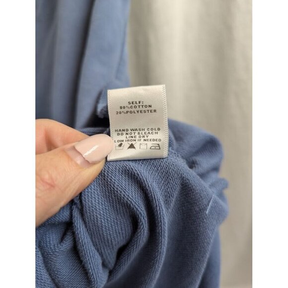 Blue Blush women's small blue v neck tank shorts romper 2" inseam A6 - Picture 6 of 8